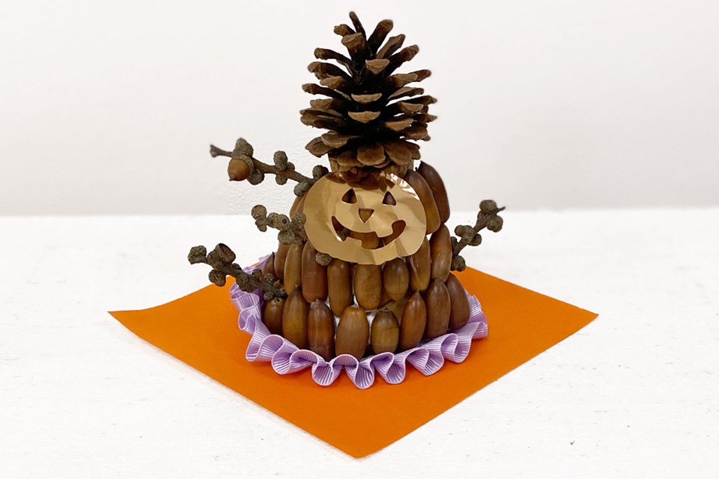 どんぐりでハロウィン