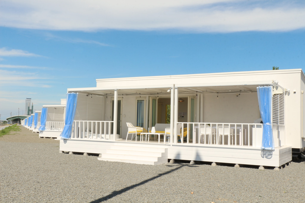 独立型ヴィラ「URBAN CAMP HOTEL Marble Beach」/泉南りんくう公園（大阪府/泉南市）