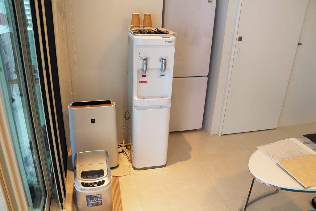 ヴィラ室内の各家電製品/泉南りんくう公園（大阪府/泉南市）