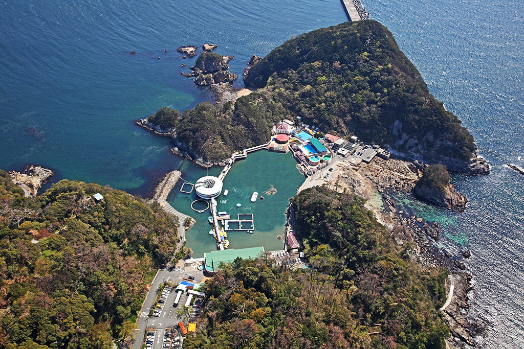 空から見た下田海中水族館/下田海中水族館（静岡県/下田市）