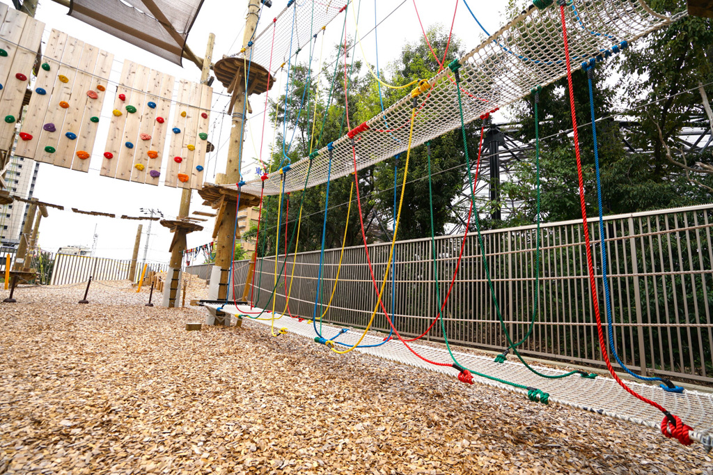 ネットの吊り橋／PANZAてんしばイーナ（大阪市）