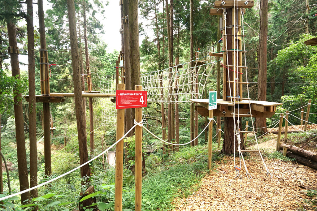 アドベンチャーコース/冒険の森inおうじ(奈良県王寺町)