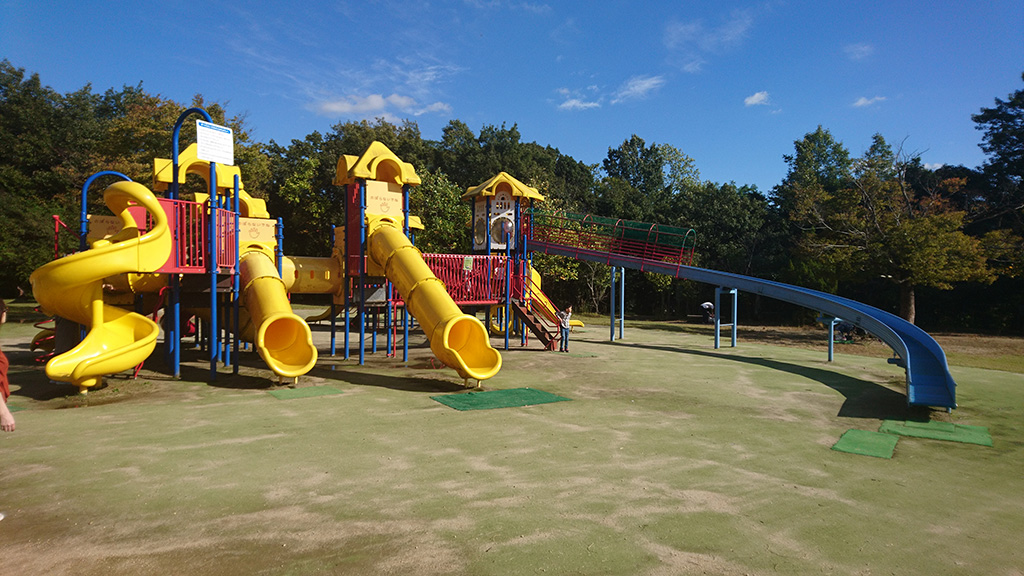 小幡緑地の大型アスレチック（愛知県/名古屋市）