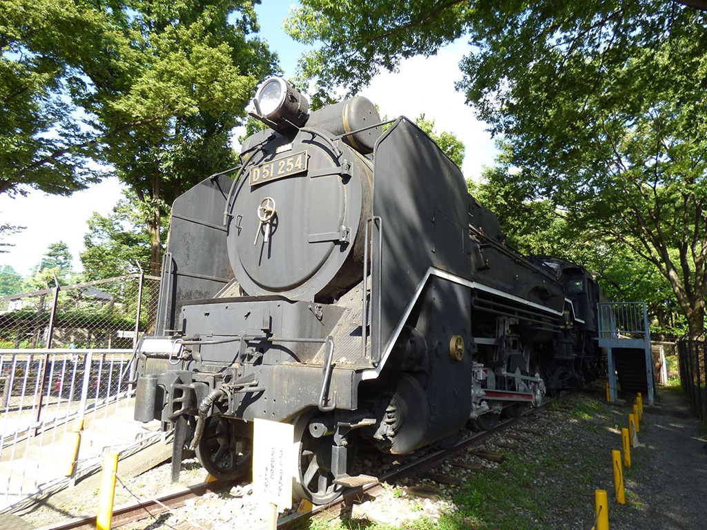D-51型の蒸気機関車/杉並児童交通公園(東京都/杉並区)