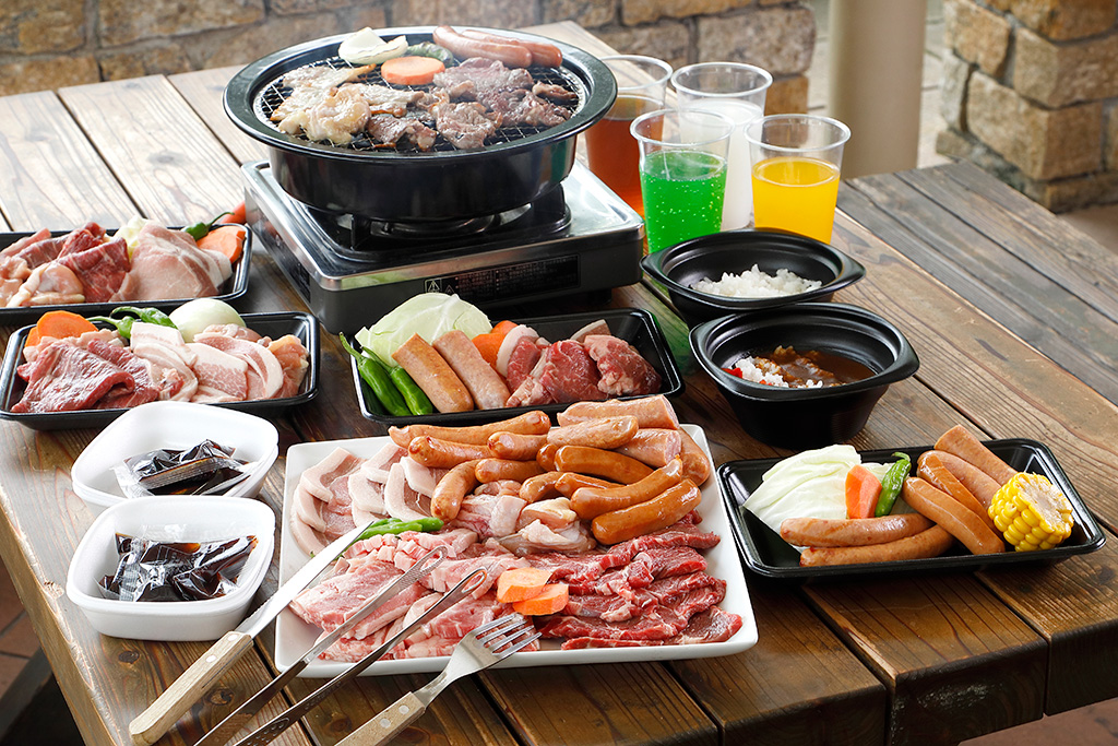 バーベキューハウスのメニュー例/滋賀農業公園ブルーメの丘（滋賀県/日野町）