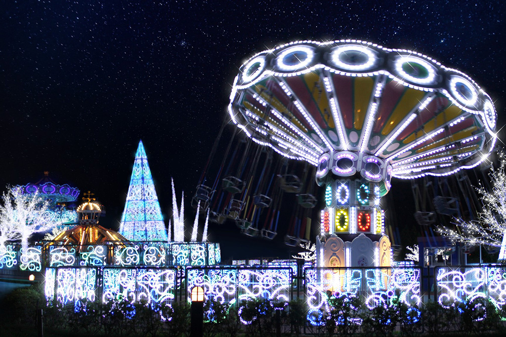 「ステラパーク」のイルミネーション/ラグナシア  （愛知県/蒲郡市）