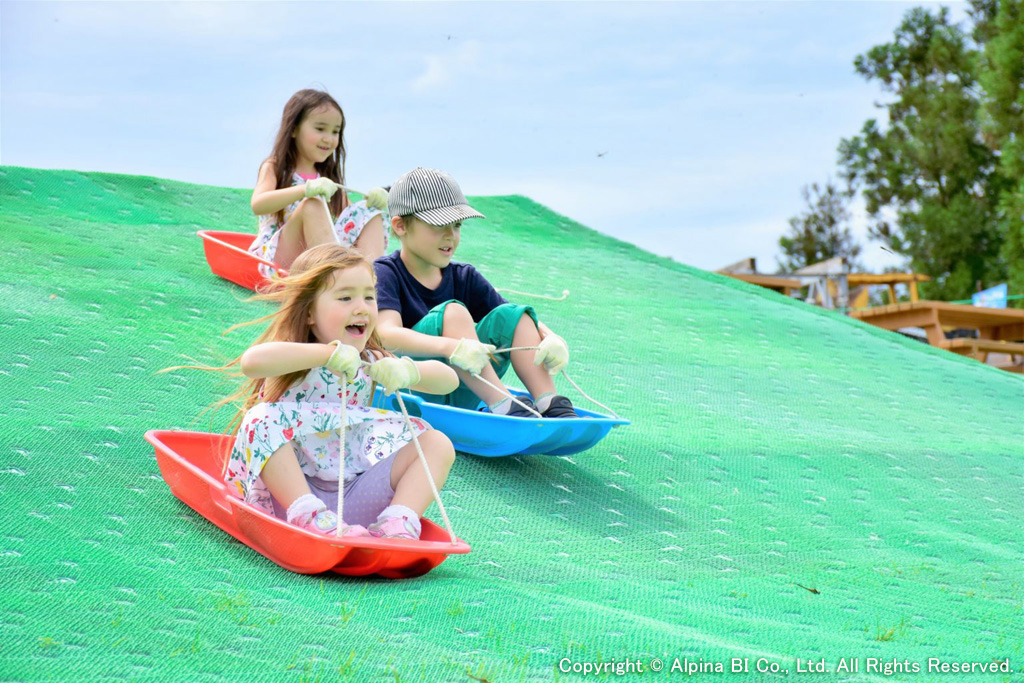 そり遊び/びわ湖バレイ(滋賀県/大津市)