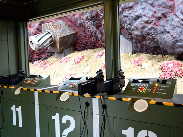 射撃アトラクション/ニジゲンノモリ ゴジラ迎撃作戦（兵庫県/淡路市）