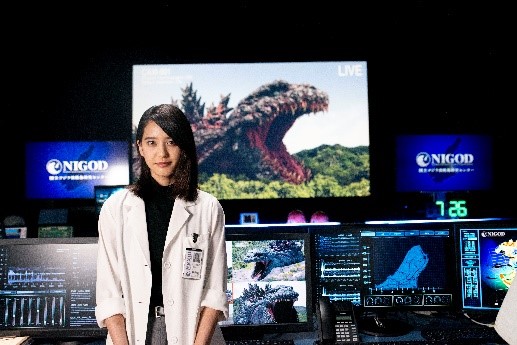 山崎紘菜さん/ニジゲンノモリ ゴジラ迎撃作戦（兵庫県/淡路市）