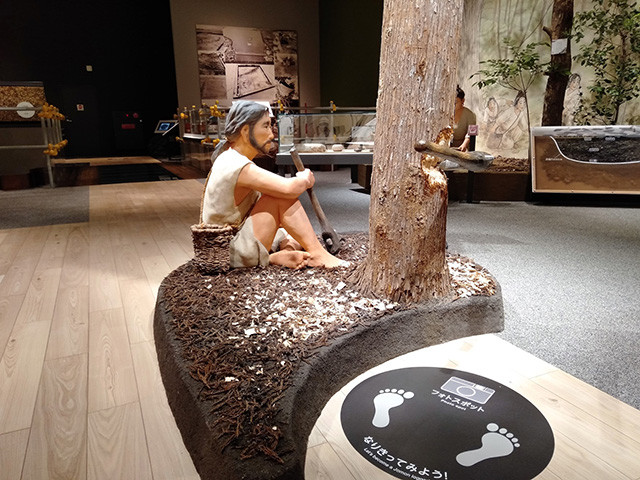 縄文人フォトスポット/滋賀県立琵琶湖博物館（滋賀県/草津市）