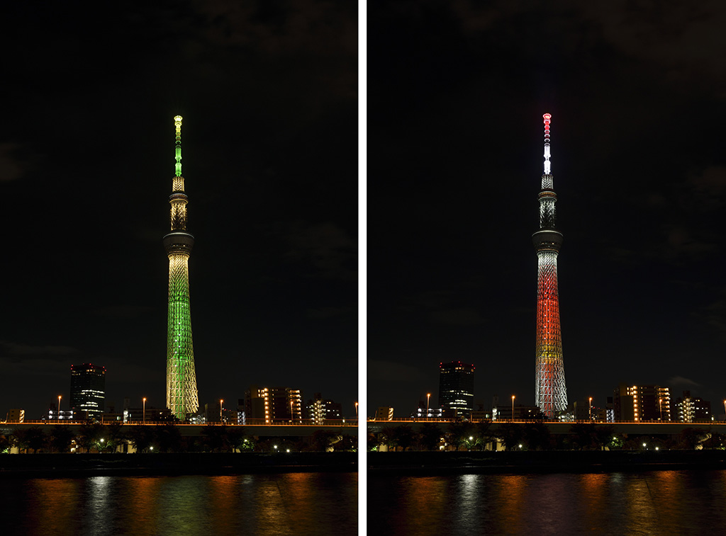 スカイツリークリスマス限定ライトアップ/東京スカイツリータウン(東京都/墨田区)