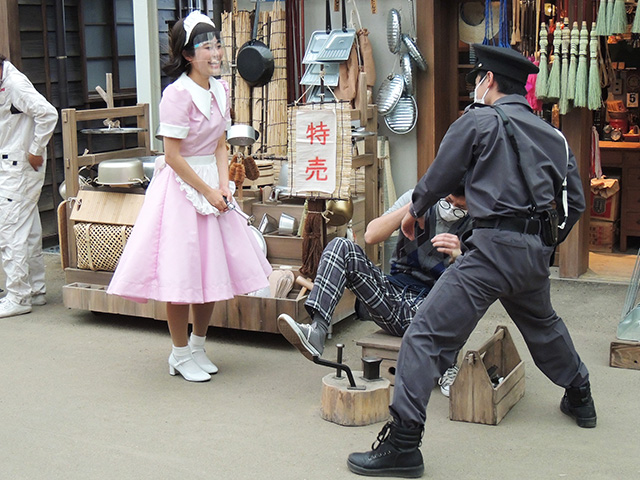 看板娘とちんどん屋と荒物屋たちによるセッションタイム/西武園ゆうえんち(埼玉県/所沢市)