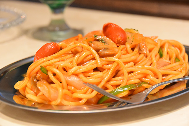 喫茶 ビクトリヤのスパゲッティ・ナポレターナ/西武園ゆうえんち(埼玉県/所沢市)