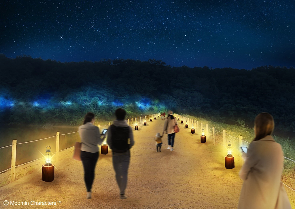 ナイトアトラクション「アドベンチャーウォーク」/ムーミンバレーパーク(埼玉県/飯能市)