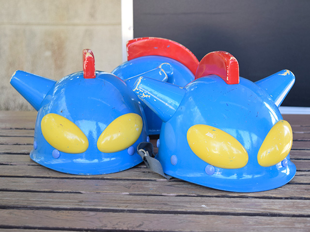 アクション仮面のヘルメット/ニジゲンノモリ（兵庫県/淡路市）