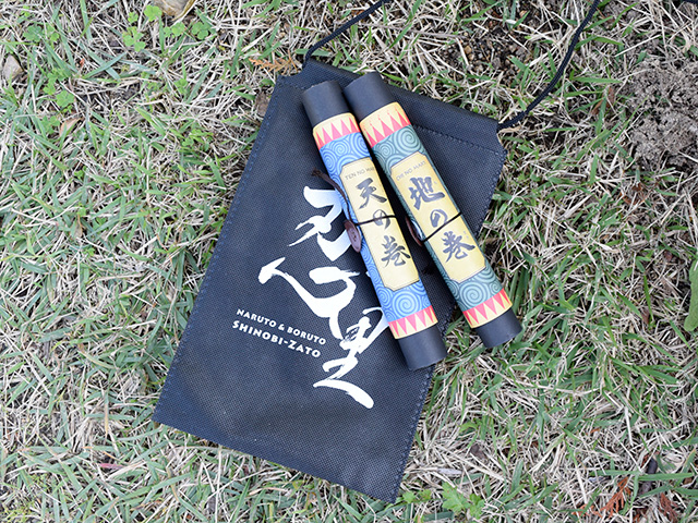 2つの巻物「天の巻」「地の巻」/ニジゲンノモリ（兵庫県/淡路市）