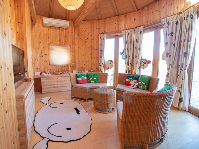 クレヨンしんちゃんルーム「オラのコクーン」/ニジゲンノモリ（兵庫県/淡路市）