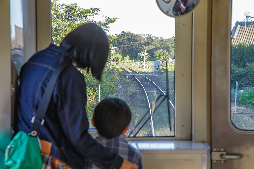 関東鉄道竜ヶ崎線「まいりゅう号」からの景色（茨城県/龍ヶ崎市）