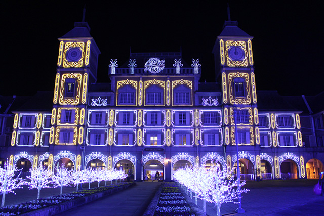 神戸イルミナージュ「「白金の世界」」/道の駅 神戸フルーツ・フラワーパーク大沢(兵庫県)