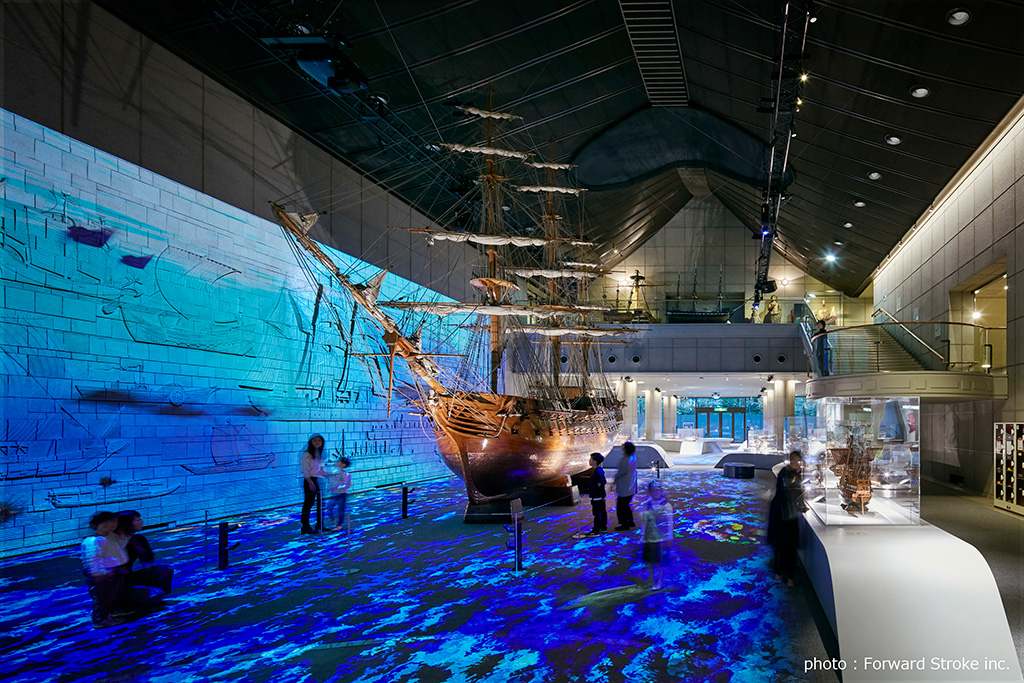 神戸海洋博物館の館内(兵庫県/神戸市)