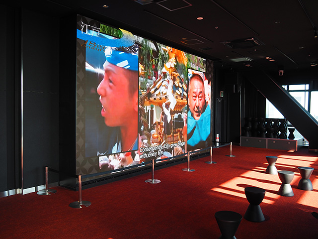 大型LEDビジョンによる映像演出/東京タワー(東京都/港区)