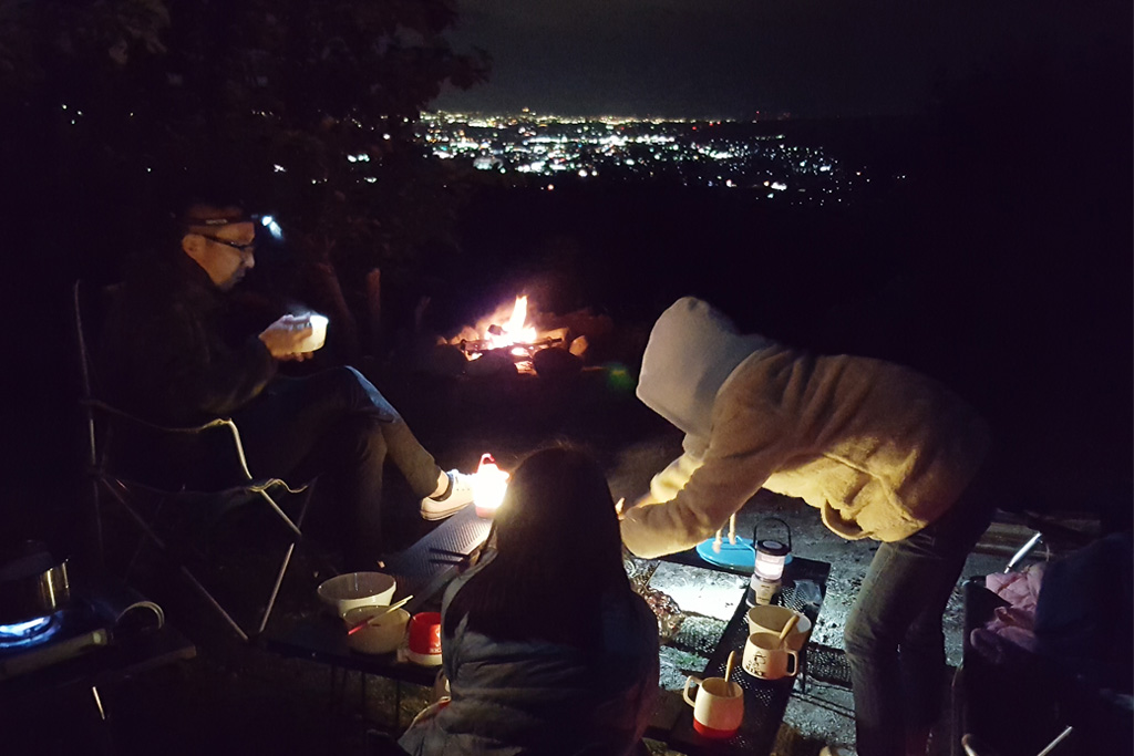 キャンプの様子