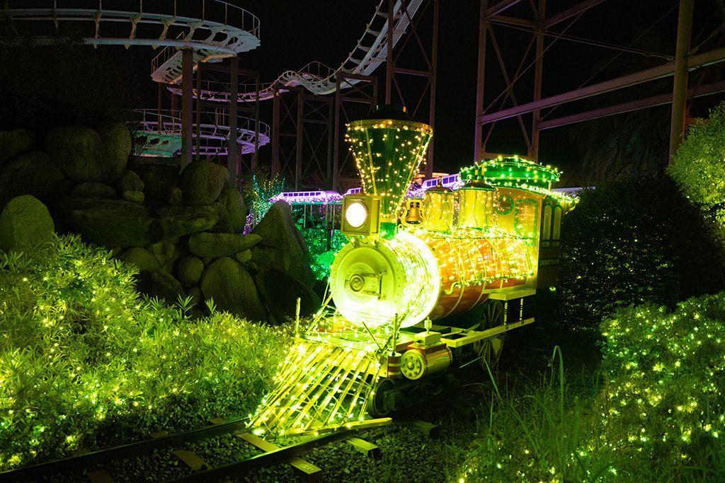 イルミイベント 光の遊園地：「ノームトレイン」/ひらかたパーク（大阪府/枚方市）