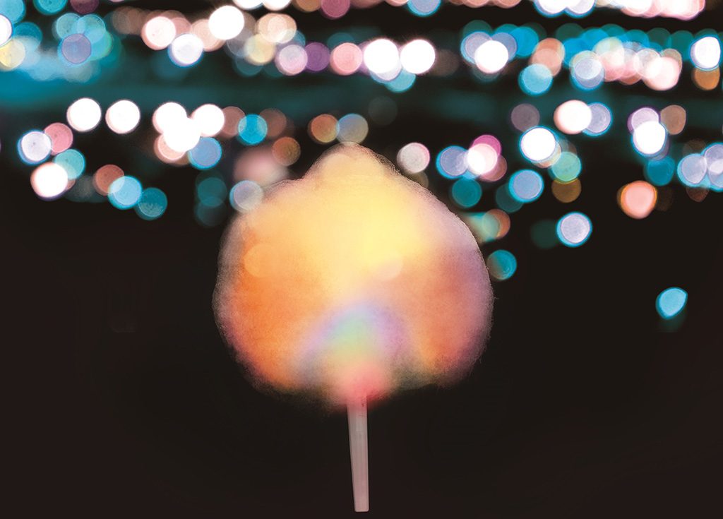 イルミイベント 光の遊園地：「光るわたがし」/ひらかたパーク（大阪府/枚方市）