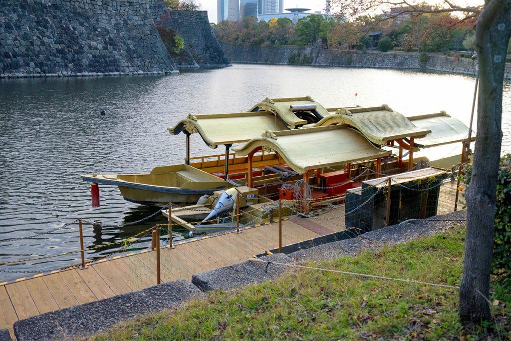 観光船「大阪城御座船」/大阪城イルミナージュ（大阪市/中央区）