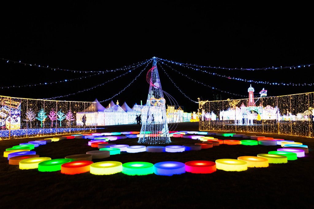 カラフルなステップ/大阪城イルミナージュ（大阪市/中央区）