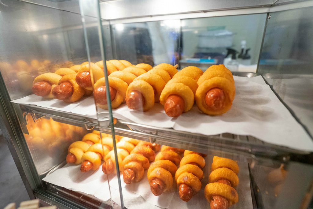 屋台の様子/大阪城イルミナージュ（大阪市/中央区）