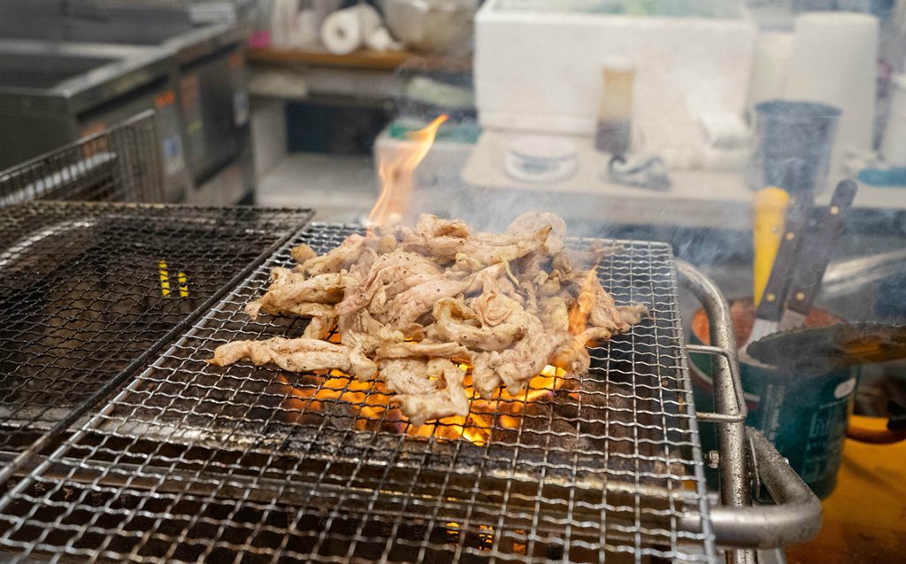 屋台の様子/大阪城イルミナージュ（大阪市/中央区）