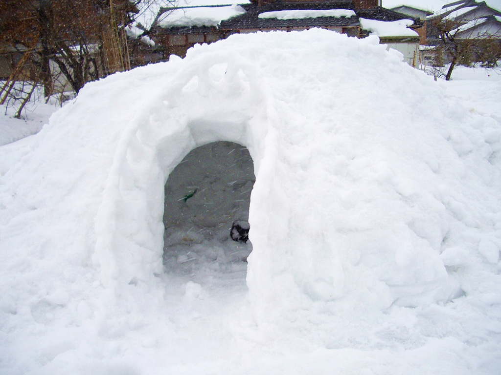 IWATAKE WHITE PARKのかまくら＆ドームテント＆アイステーブル/白馬岩岳スノーフィールド(長野県/白馬村)