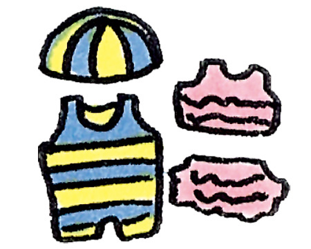 水着のイラスト