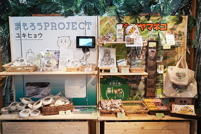 買うことが野生動物の保全につながるグッズ各種/神戸どうぶつ王国（兵庫県/神戸市）