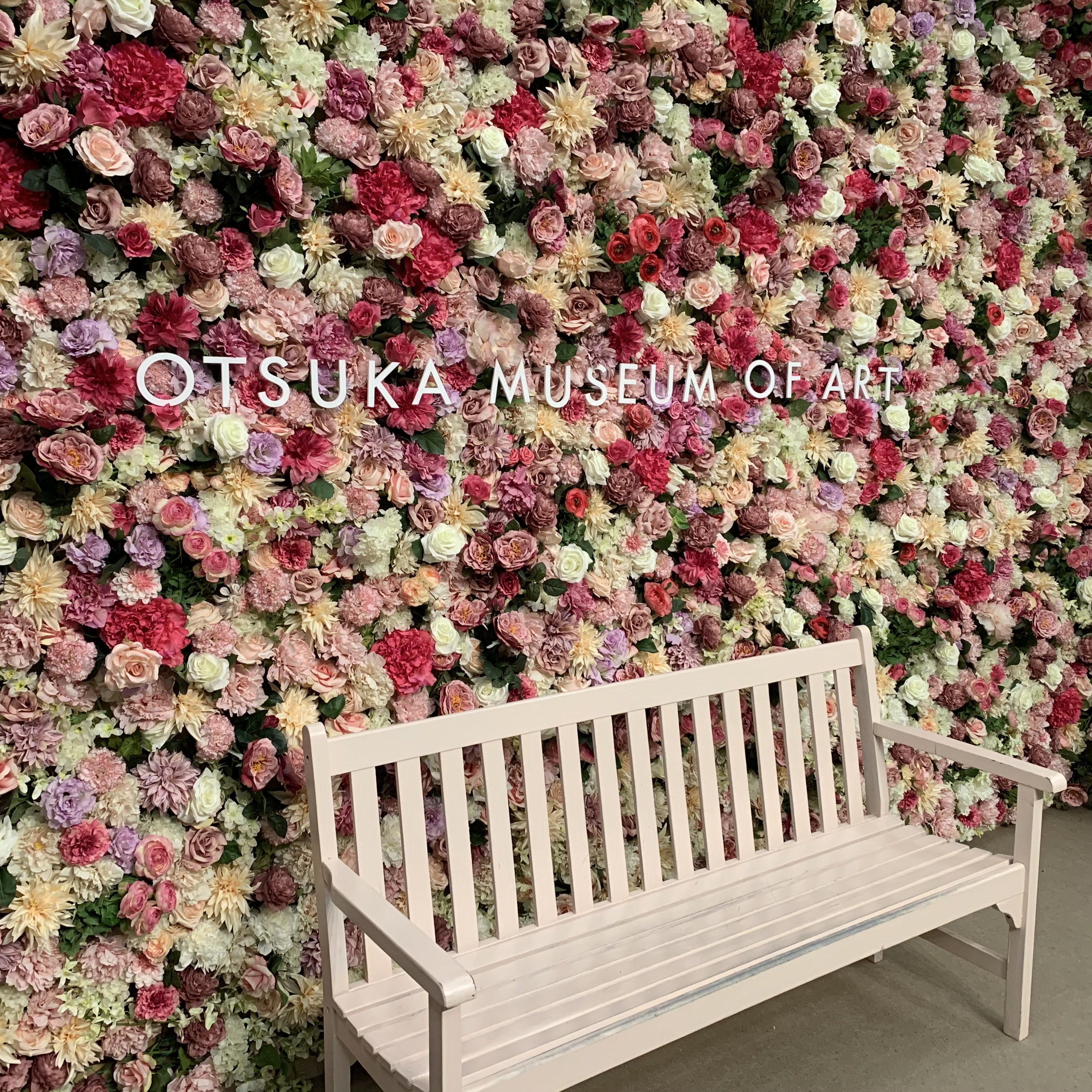 フォトスポット「フラワーアートウォール」/大塚国際美術館(徳島県/鳴門市)
