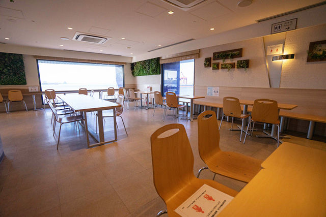 館内4Fのcafe R.O.F/海遊館(大阪府/大阪市)