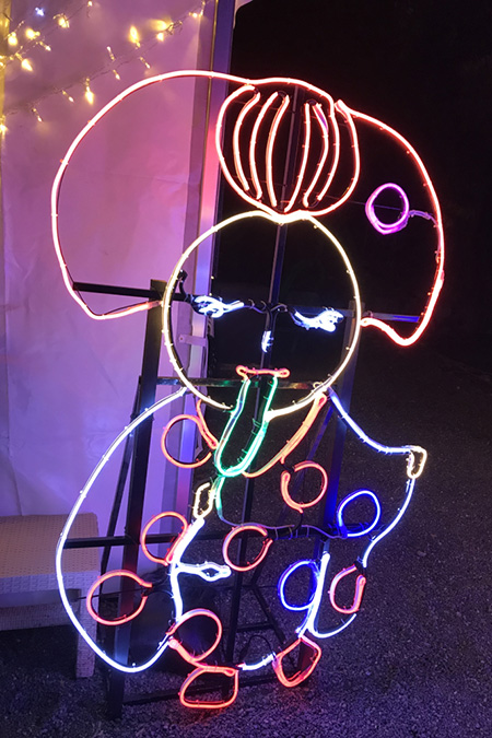 舞妓さんのイルミネーション/京都二条城イルミナージュ(京都市/中京区)