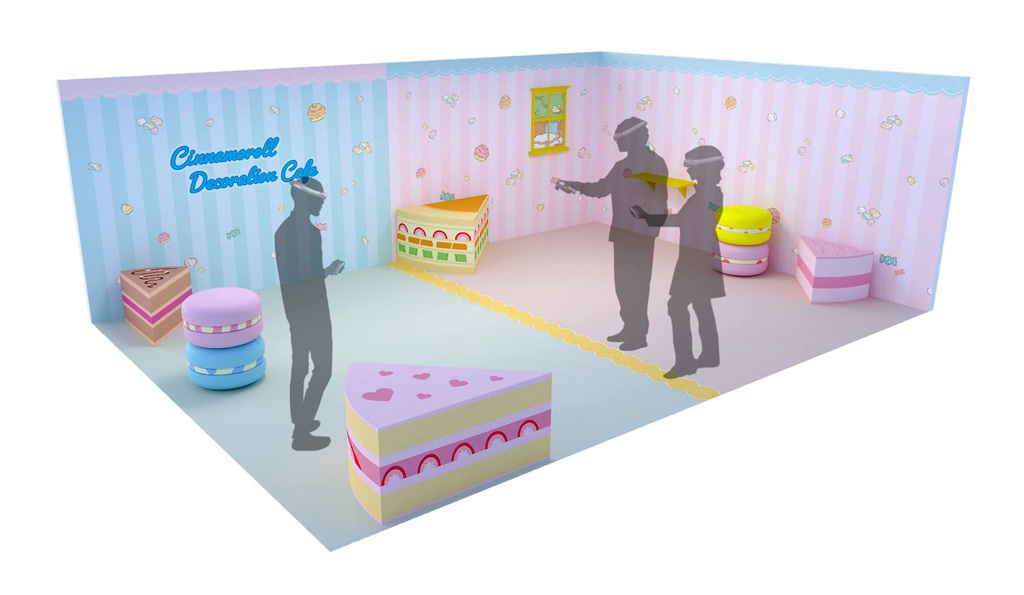 シナモロールのデコレーションカフェイメージ/サンリオピューロランド(東京都)