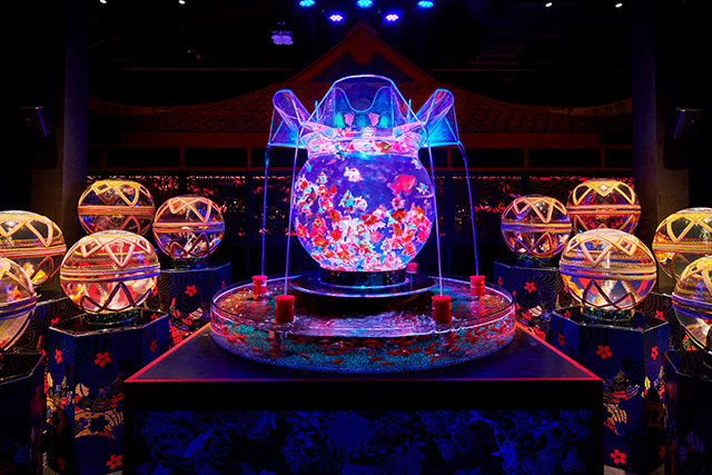 花魁道中/アートアクアリウム美術館(東京都/中央区)