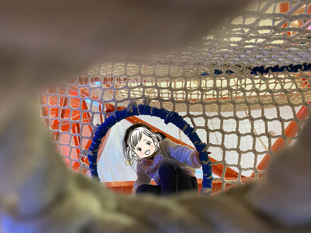 アスレチックの様子／富山県こどもみらい館（射水市）