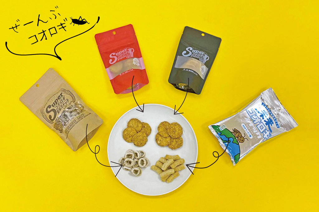 日本未来科学館のミュージアムショップ「Miraikan Shop」で買えるコオロギスナック