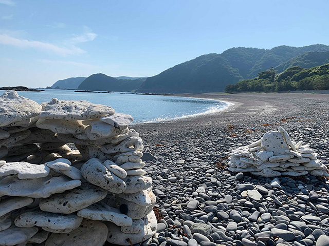 キャンプサイト近くの海岸/スノーピーク 土佐清水キャンプフィールド（高知県/土佐清水市）