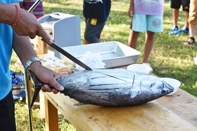 カツオの藁焼き体験/スノーピーク 土佐清水キャンプフィールド（高知県/土佐清水市）