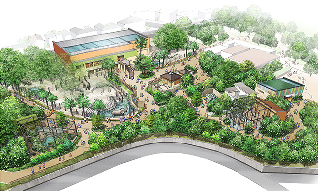 改修中の周南市徳山動物園（山口県/周南市）