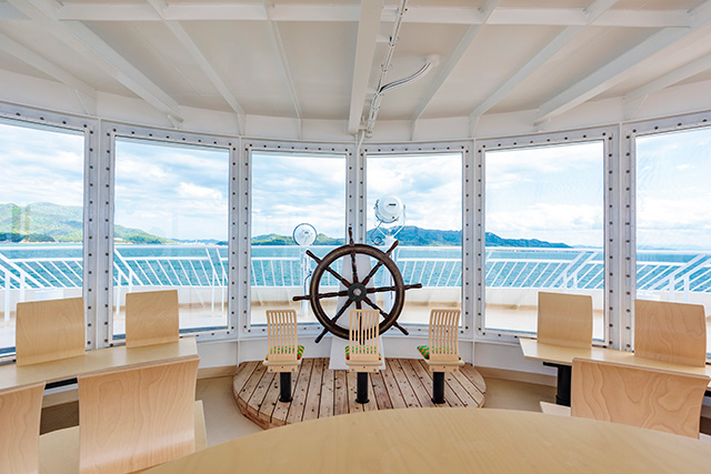 ラットを握ってちびっこも船長さん気分/おりんぴあ どりーむせと（岡山県・香川県）