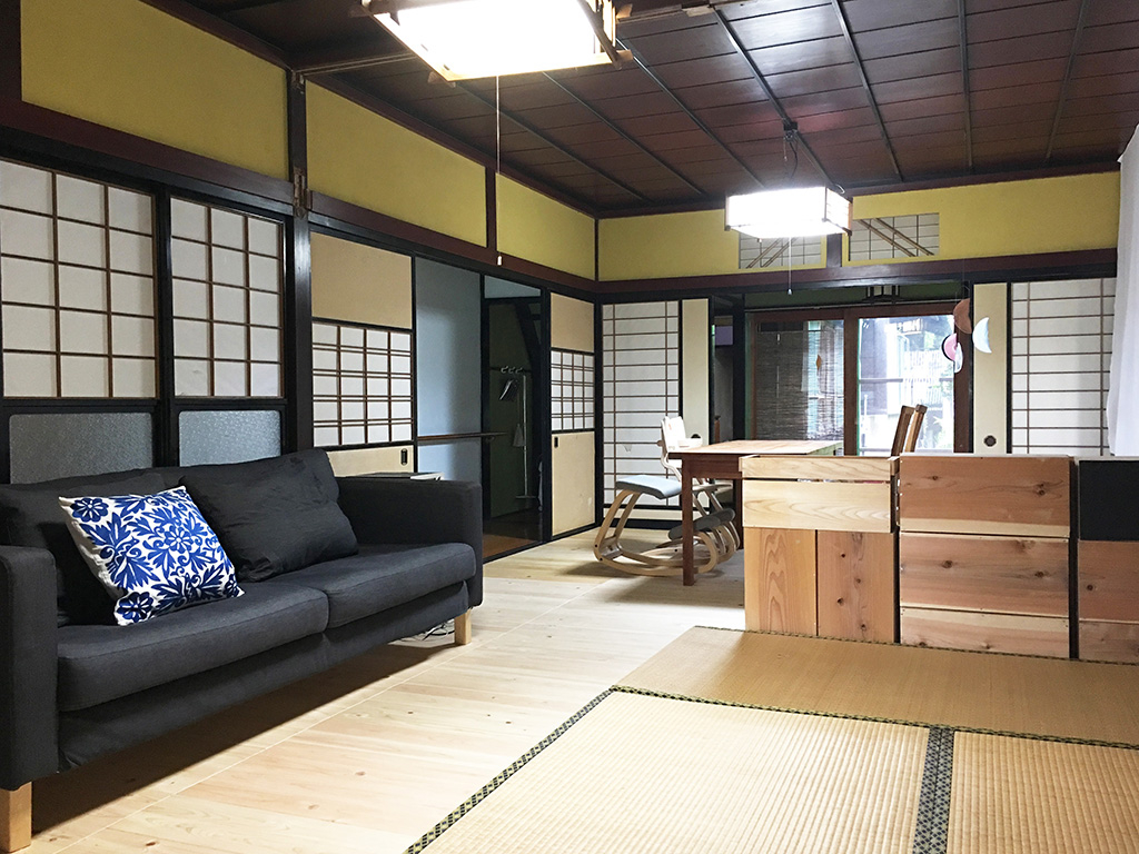 リノベーションされた町家