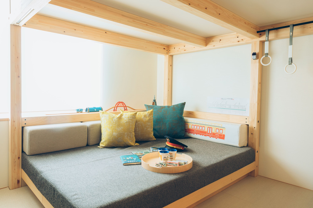 都電Roomのベッド/星野リゾート OMO5東京大塚(東京都/豊島区)