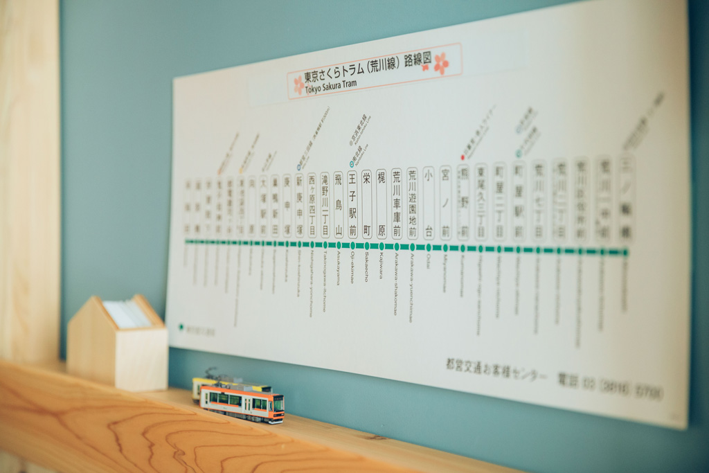 東京さくらトラム路線図/星野リゾート OMO5東京大塚(東京都/豊島区)