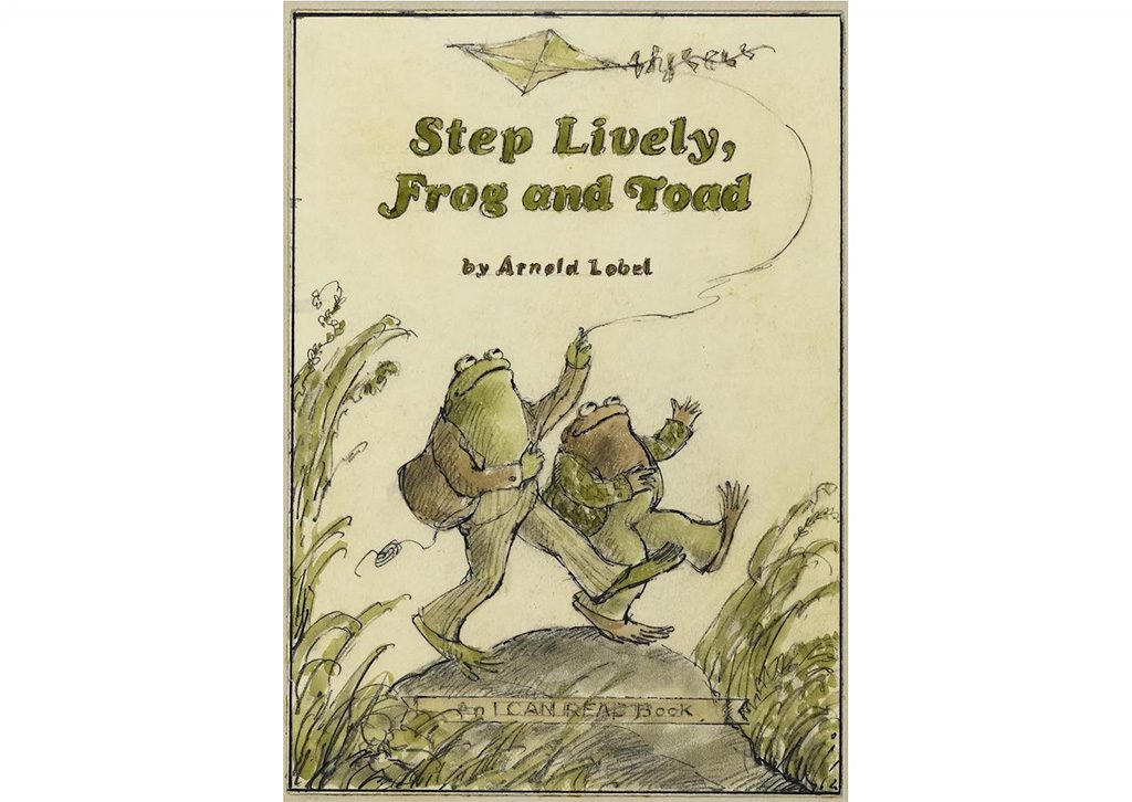 『ふたりはきょうも』（1979）表紙下絵 Courtesy of the Estate of Arnold Lobel. © 1979 Arnold Lobel. Used by permission of HarperCollins Publishers.